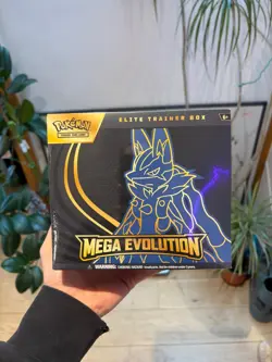NEW SEALED Mega Evolution Elite Trainer Box ETB Pokemon TCG Lucario - Image 1