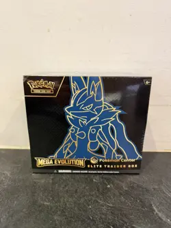 Pokemon Center Mega Evolution Lucario Elite Trainer Box ETB - New & Sealed - Image 1