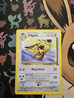 Pokemon TCG Pidgeot Jungle Card 24/64 Unlimited Non-Holo Rare - Image 1