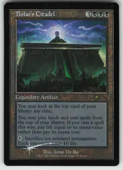 MTG Bolas's Citadel (Retro Frame) Foil WPN & Gateway Promos # 3 NM - Image 1