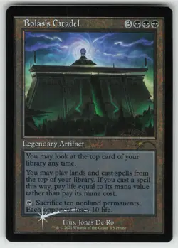 MTG Bolas's Citadel (Retro Frame) Foil WPN & Gateway Promos # 3 NM - Image 1