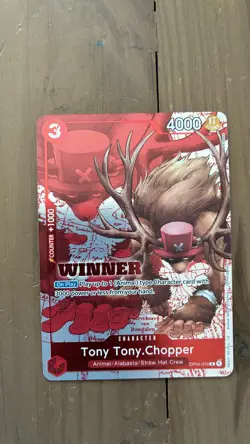 One Piece Tony Tony Chopper OP04-010 Winner Pack 2024 Promotion Card⚓📈 - Image 1