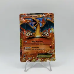 Pokemon Charizard EX Black Star Promo Holo Card XY17 LP - Image 1