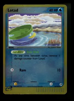 Lotad 66/100 EX Sandstorm 2003 Reverse Holo e-Series Pokemon Card TCG - Image 1
