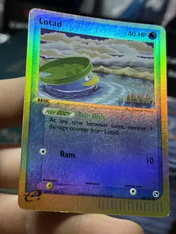 Lotad 66/100 EX Sandstorm 2003 Reverse Holo e-Series Pokemon Card TCG - Image 5