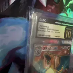 CGC 10 Pristine Charizard ex 185/165 SR Scarlet & Violet 151 sv2a Pokemon Card - Image 3