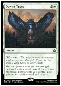Dawns Truce FOIL #9 | BLB Bloomburrow | MTG - Image 1