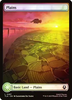Foil Plains #287 (Full Art) [Avatar: The Last Airbender] MTG - Image 1