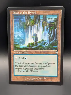 MTG - Seat of the Synod - RETRO FRAME - Artifact Land (U) - BRC #198 - Image 1