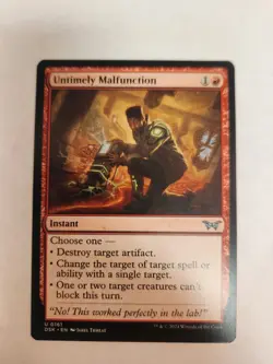 Untimely Malfunction [Duskmourn: House of Horror] Near Mint NM MTG - Image 1