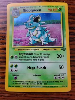 Nidoqueen 7/64 Rare Holo 1999 Jungle Set WOTC Pokemon Cards LP! - Image 1
