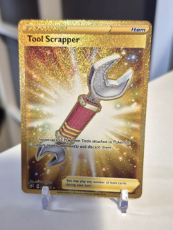 Pokemon TCG Tool Scrapper 208/192 Full Art Secret Rare Gold Rebel Clash NM+ - Image 1
