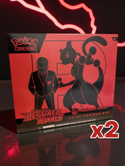 Pokemon Scarlet & Violet Destined Rivals Pokemon Center ETB(Factory Sealed) (x2) - Image 1