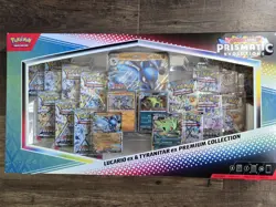 Pokemon Lucario Ex Tyranitar ExPremium Collection Prismatic Evolution - Image 1