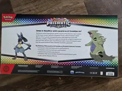 Pokemon Lucario Ex Tyranitar ExPremium Collection Prismatic Evolution - Image 2