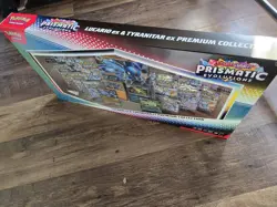 Pokemon Lucario Ex Tyranitar ExPremium Collection Prismatic Evolution - Image 3