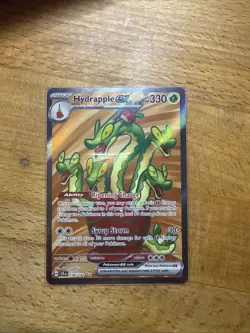Pokemon tcg Stellar Crown Hydrapple EX 156/142 Ultra Rare Full Art Pack Fresh - Image 1
