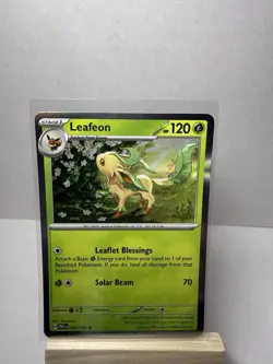 The Pokemon Company Leafeon 005/131 Prismatic Evolutions Holo 120 HP - Image 1