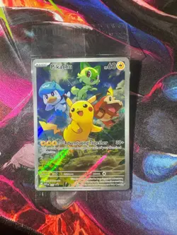 Pikachu 027 Sv: Scarlet & Violet Black Star Promo Pokemon TCG Sealed Minty - Image 1