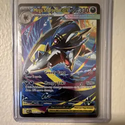 Pokemon Mega Sharpedo ex Me02 Phantasmal Flames 127/094 Holo Rare English - Image 1