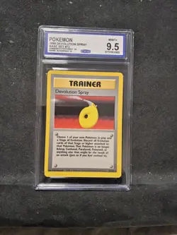 Pokemon Devolution Spray Base Set 1999 Trainer 72/102 Rare CCG 9.5 English - Image 1