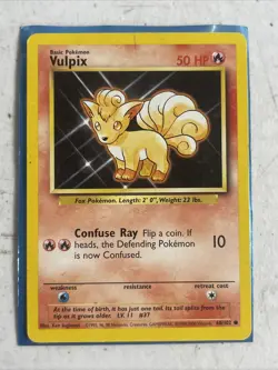 4th Print Hp Pokemon TCG Vulpix Base Set 68/102 Regular 1999-2000 Wizards Base - Image 1