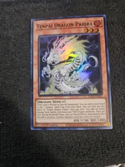 Tenpai Dragon Paidra LEDE-EN016 Ultra Rare Yugioh Card 1st Edition Mint - Image 1
