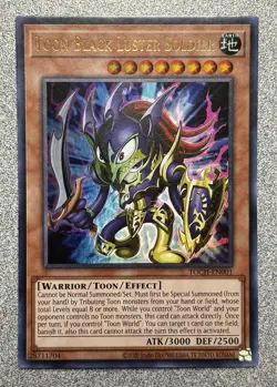 Toon Black Luster Soldier TOCH-EN001 Toon Chaos Ultra Rare Unlimited NM - Image 1