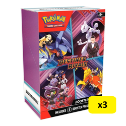 Pokemon TCG Destined Rivals Booster Bundle x3 Factory Sealed IN HAND - Image 1