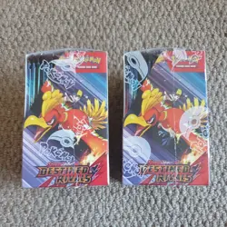 2x Pokemon TCG Destined Rivals Half Booster Box Factory Sealed 18 x Booster Pack - Image 4