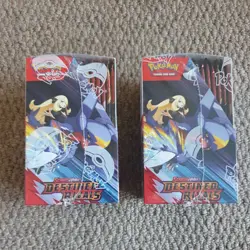 2x Pokemon TCG Destined Rivals Half Booster Box Factory Sealed 18 x Booster Pack - Image 5