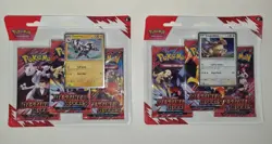 Pokemon TCG: Set of 2 Destined Rivals 3 Pack Blisters - New and Factory Sealed - Image 1