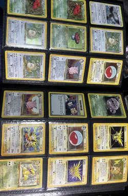 Pokemon Vintage Binder Over 90 Holos !! See Photos And Read Description - Image 3