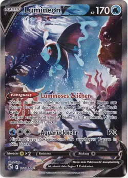 Pokemon Lumineon V Alternative Art Strahlende Sterne 156/172 Near Mint Deutsch - Image 1