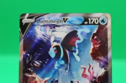 Pokemon TCG LUMINEON V 156/172 BRILLIANT STARS FULL ART HOLO RARE NM CARD - Image 2