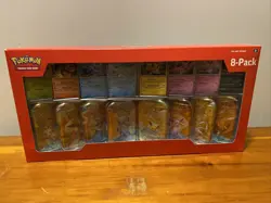 Pokemon TCG Scarlet & Violet Prismatic Evolutions 8 Mini-Tin Bundle Costco New! - Image 1