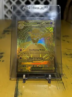 Pokemon Mega Gardevoir EX 187/132 Me01: Mega Evolution Holo Gold NM Pack Fresh - Image 1