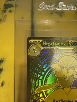 Pokemon Mega Gardevoir EX 187/132 Me01: Mega Evolution Holo Gold NM Pack Fresh - Image 2