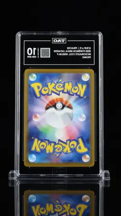 TAG 10 - Pikachu 020/M-P McDonald's Promo Pokemon Mega Japanese 2025 Gem Mint - Image 2