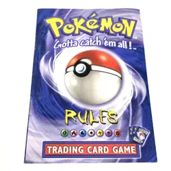 Pokemon Trading Card Game RULES Original Base Set 1999 Wizards of the Coast Book - Image 1