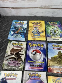Lot of 15 Pokemon Trading Card Game TCG Rule Books Card Lists And Playmats - Image 2