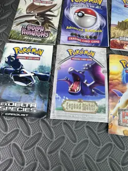 Lot of 15 Pokemon Trading Card Game TCG Rule Books Card Lists And Playmats - Image 4