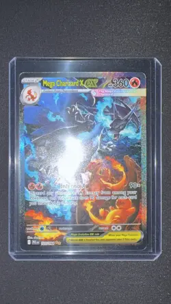 Pokemon TCG Phantasmal Flames Mega Charizard X ex SIR 125/094 M/NM Pack Fresh! - Image 1