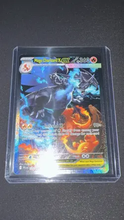 Pokemon TCG Phantasmal Flames Mega Charizard X ex SIR 125/094 M/NM Pack Fresh! - Image 2