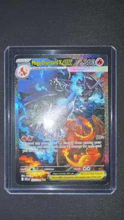 Pokemon TCG Phantasmal Flames Mega Charizard X ex SIR 125/094 M/NM Pack Fresh! - Image 3