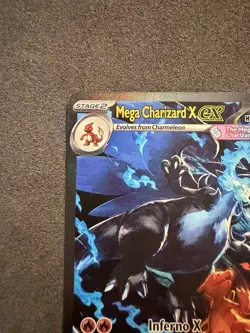 Mega Charizard X ex 125/094 Phantasmal Flames SIR (English) Pokemon TCG NM/M - Image 3