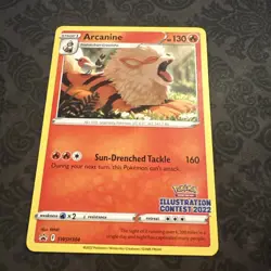 Arcanine (Illustration Contest 2022) - SWSH304 : Sword & Shield Promo Cards - Image 1