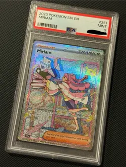 Pokemon TCG Miriam Sir 251/198 Scarlet & Violet Base Set PSA 9 - Image 1