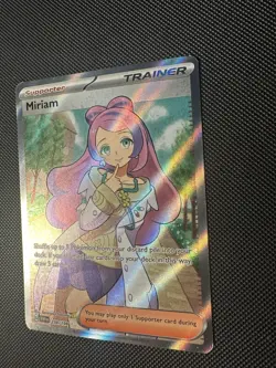 Pokemon TCG Miriam Scarlet & Violet Base Set Ultra Rare Full Art 238/198 NM - Image 3