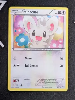 Minccino BW13 Cracked Ice Holo Black Star Promo Pokemon NM - Image 1
